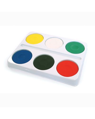 Palette with watercolour blocks