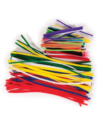 Assorted coloured pipecleaners