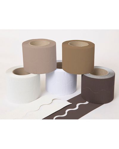 Naturals corrugated border rolls