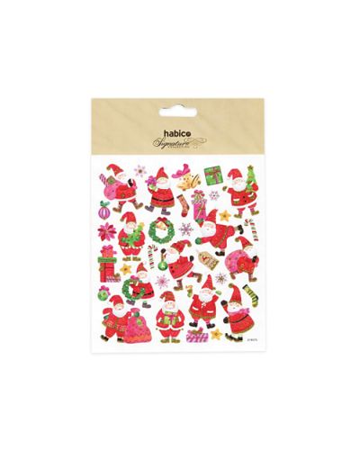 Christmas card stickers