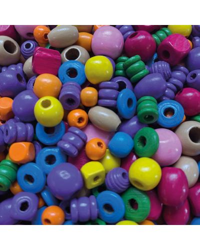 Jumbo wooden beads