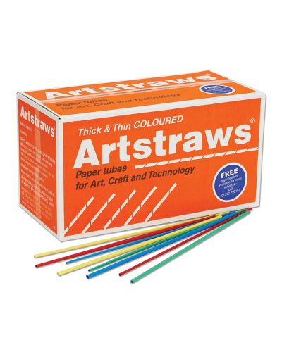 Coloured artstraws