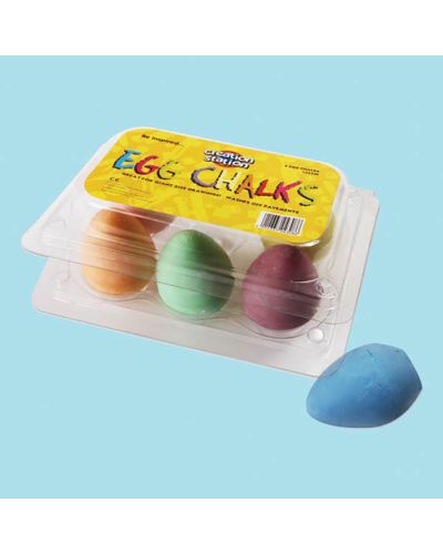 Playgroup chalk eggs