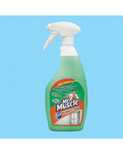 Mr Muscle glass cleaner