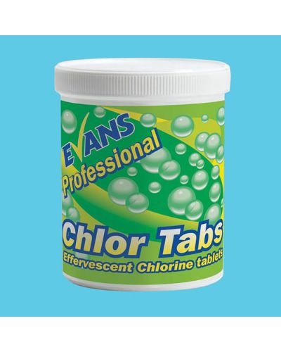 Evans chlorine sanitising tablets