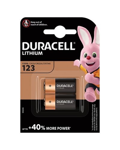 Duracell SL123A lithium batteries