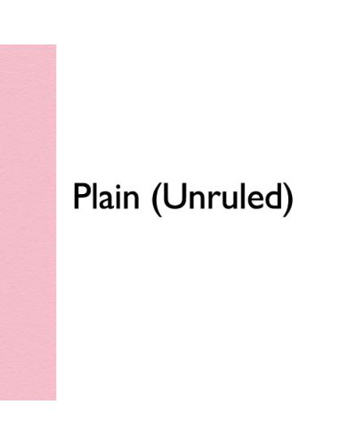 8" x 6.5" exercise books pink plain