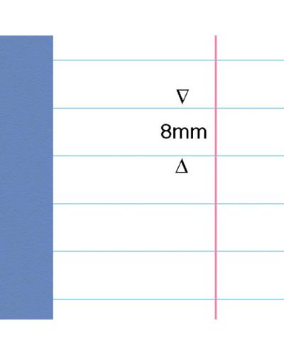 A4 exercise books dark blue 8mm lines and margin