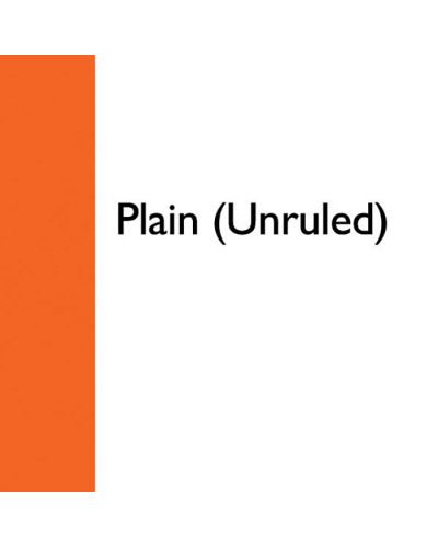 8" x 6.5" exercise books orange plain