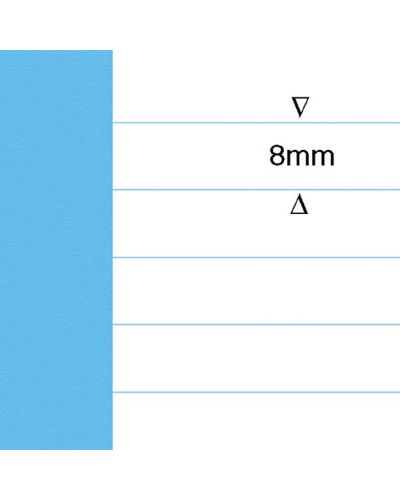 A4 exercise books light blue 8mm lines