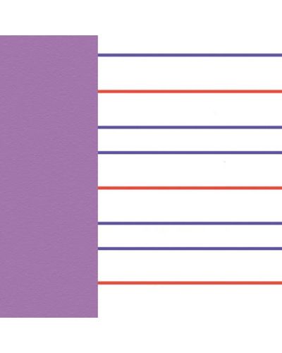 6.25" x 8" handwriting books purple