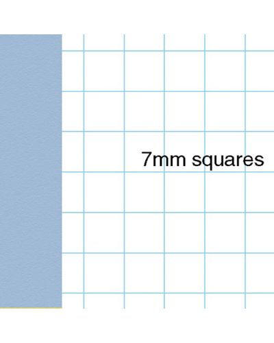 A4 exercise books light blue 7mm squares