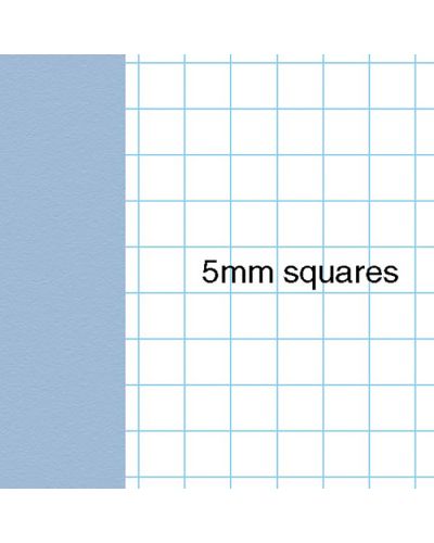 A4 exercise books light blue 5mm squares