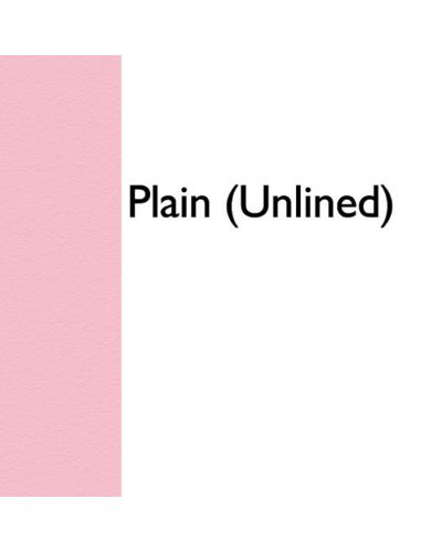 9" x 7" exercise books pink plain