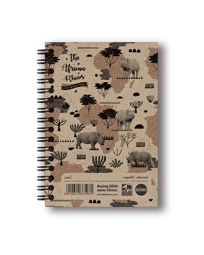 Save the Rhino A6 notebook