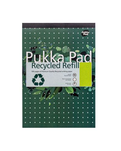 Recycled refill pad