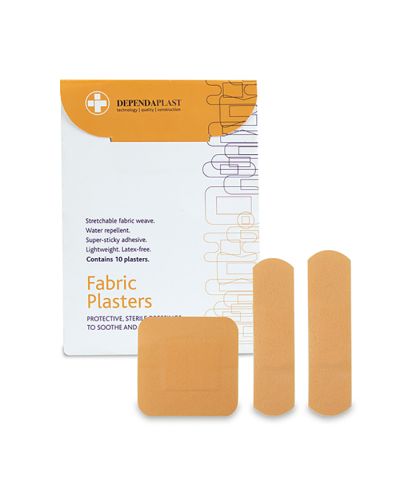Fabric plasters