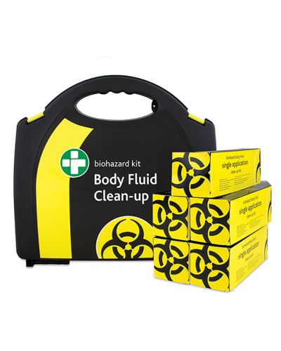 Body fluid clean up kit