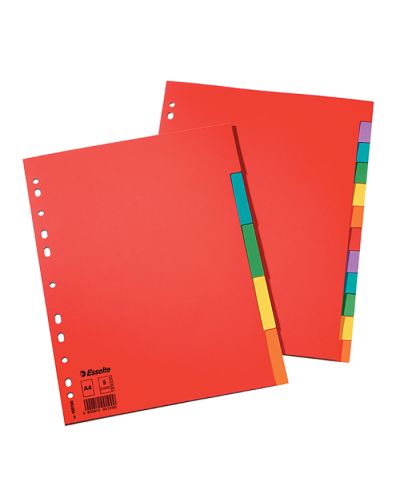 Bright coloured dividers