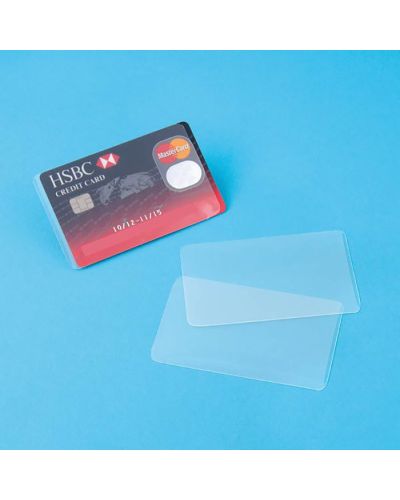 Credit card laminator pouch