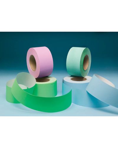 Straight-edge pastel border rolls