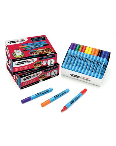 Show-me slim whiteboard markers