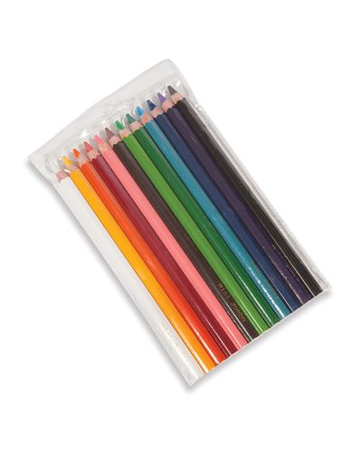 Thick lead colouring pencils