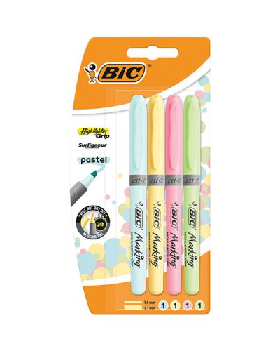BIC Pastel pocket highlighters