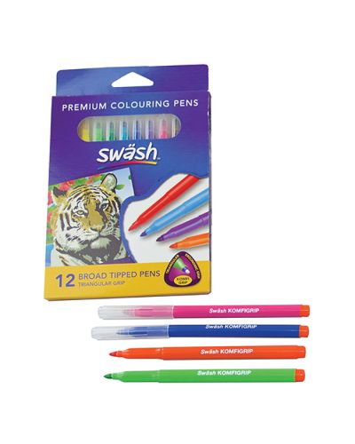 Swash Premium fine colouring pens