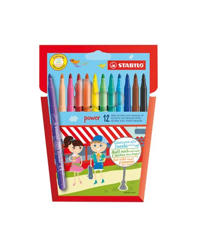 STABILO Power colouring pens