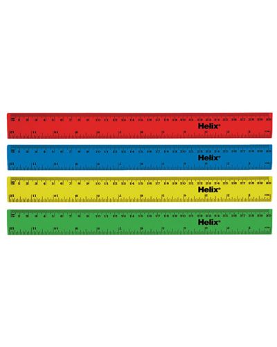 Shatter resistant ruler 30cm