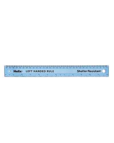 Left handed rulers