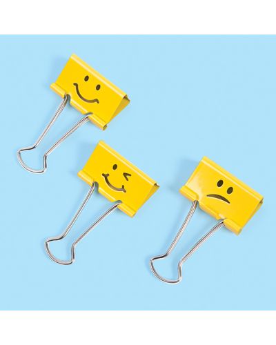 Rapesco Emoji foldback clips