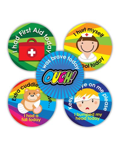 First aid stickers