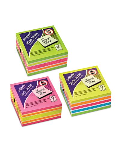Snopake continuous sticky note cubes