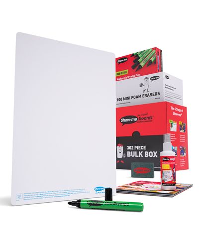 Show-me plain individual whiteboards