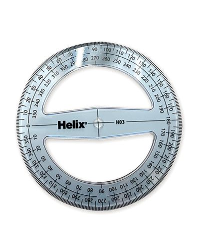 Helix circular protractor