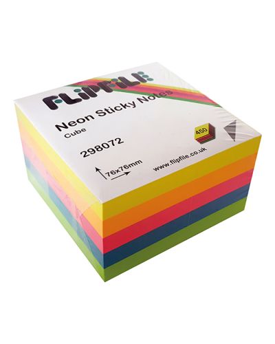 Flipfile sticky note cube
