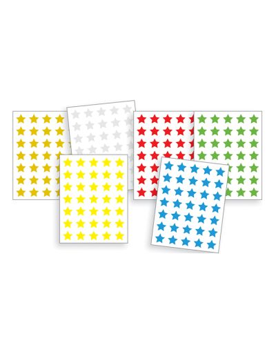 Coloured star labels