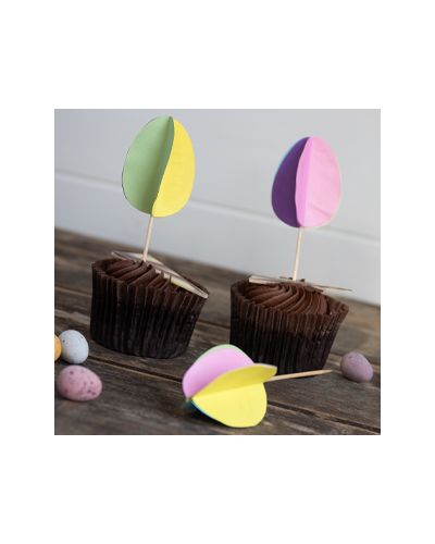 Easter cupcake toppers