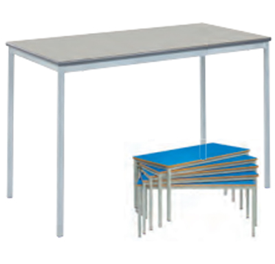 Fully welded classroom desking