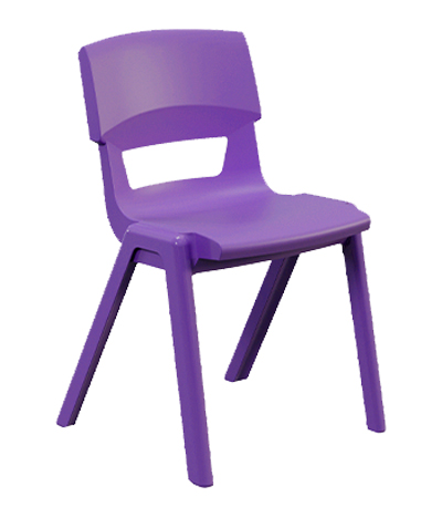 Postura chair in grape crush purple colourway
