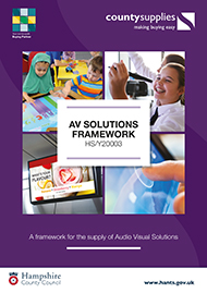 Download audio visual solutions brochure